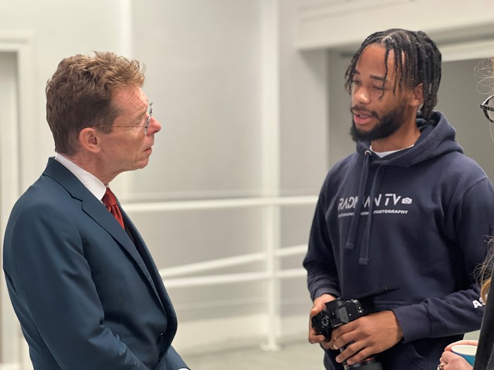 Radman Rock meets Andy Street, Mayor of the West Midlands and WMCA Chair