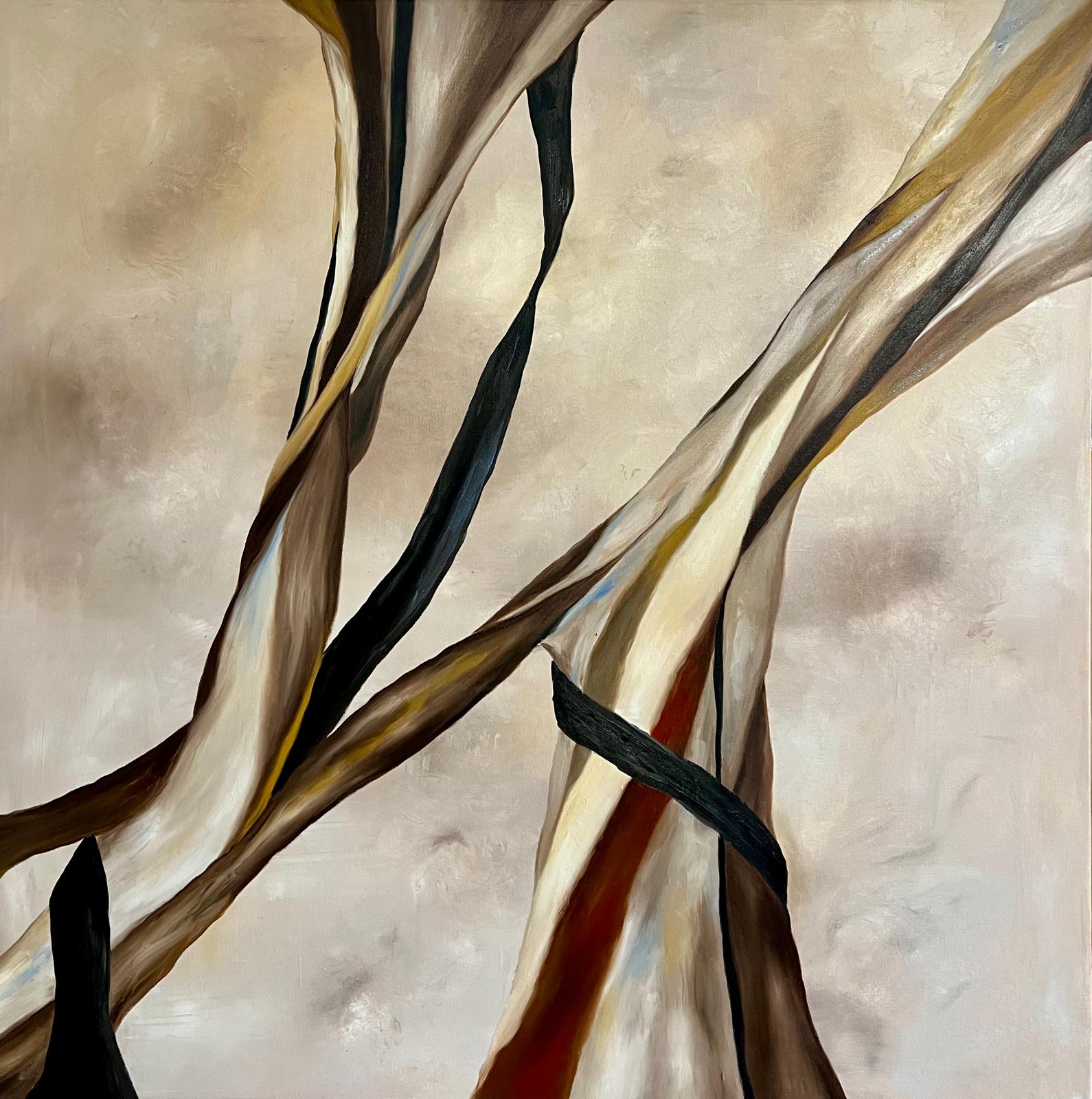 Artist Anisa Mosaiebiniya's piece 'Winter' from  exhibition entitled ‘As deep as possible’