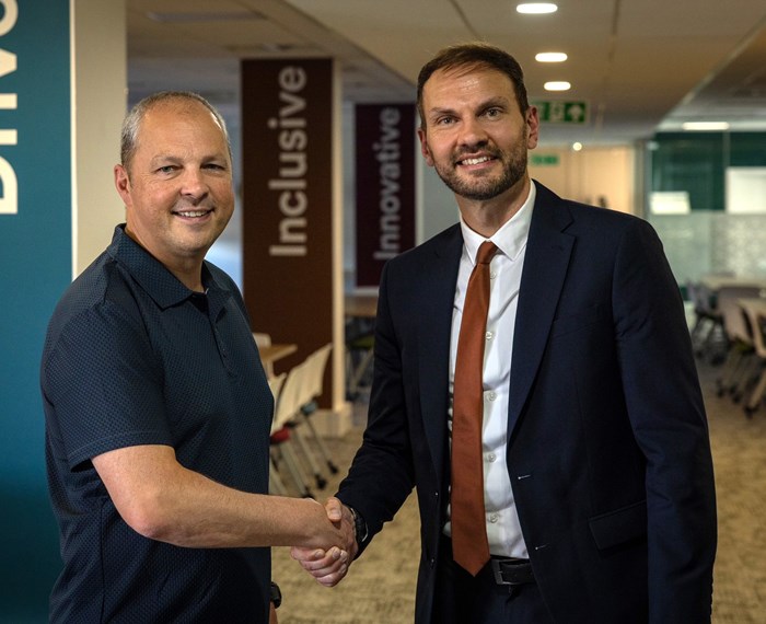 WMCA chief executive Ed Cox (left) with Wayne Bexton, the new executive director for major capital programmes