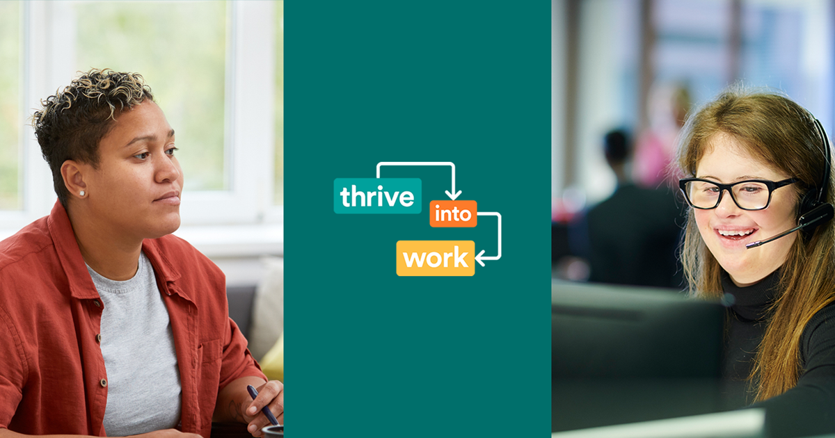 Thrive Work Thrive into Work employment support service