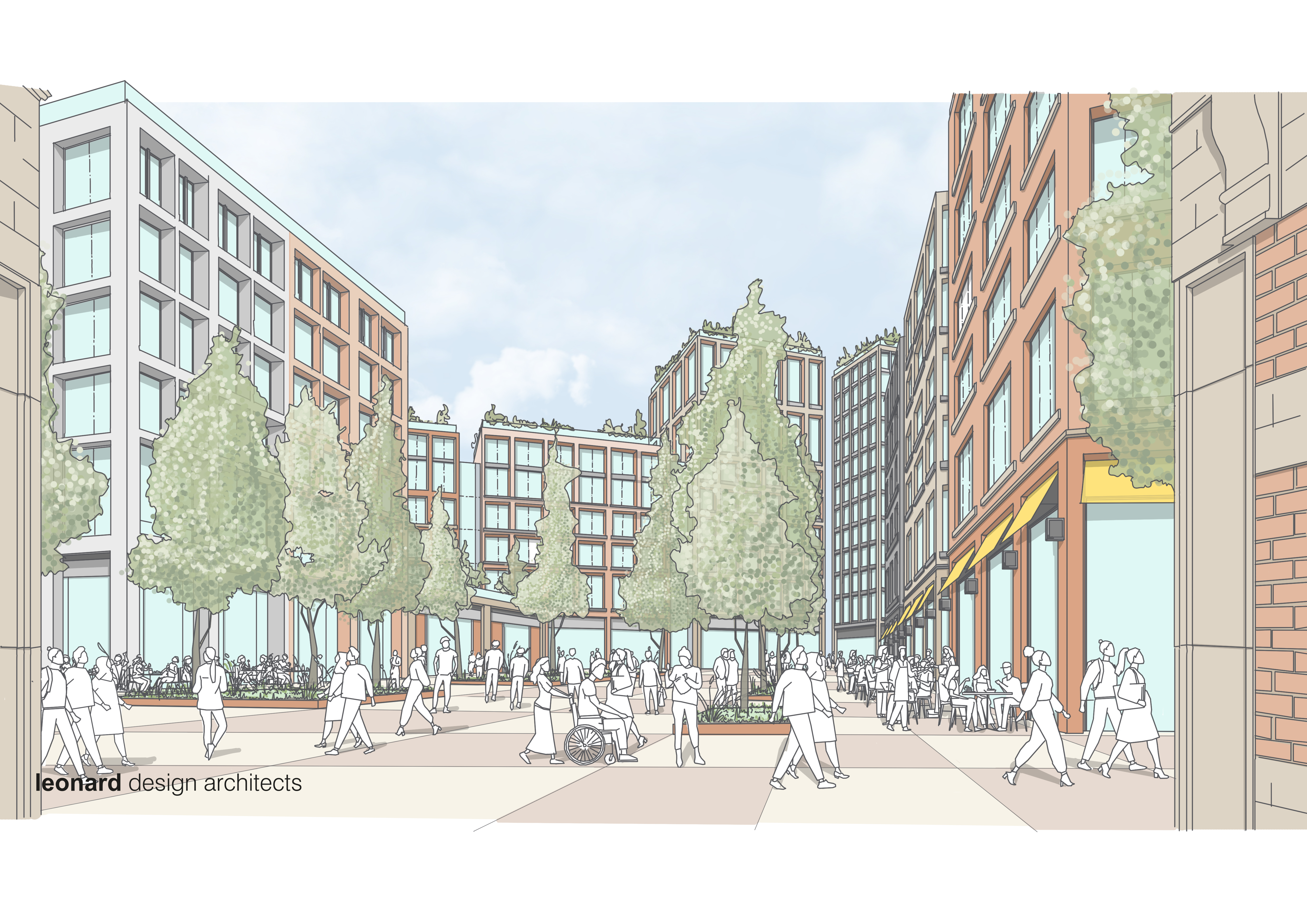 Concept art of what Gracechurch Shopping Centre may look like