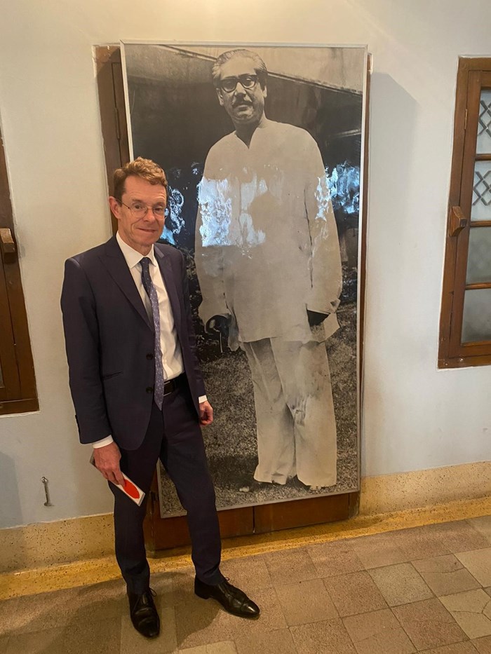 A very reflective and poignant visit to the Bangabandhu Memorial Museum to pay respects to the Father of the Nation Sheikh Mujibur Rahman.
