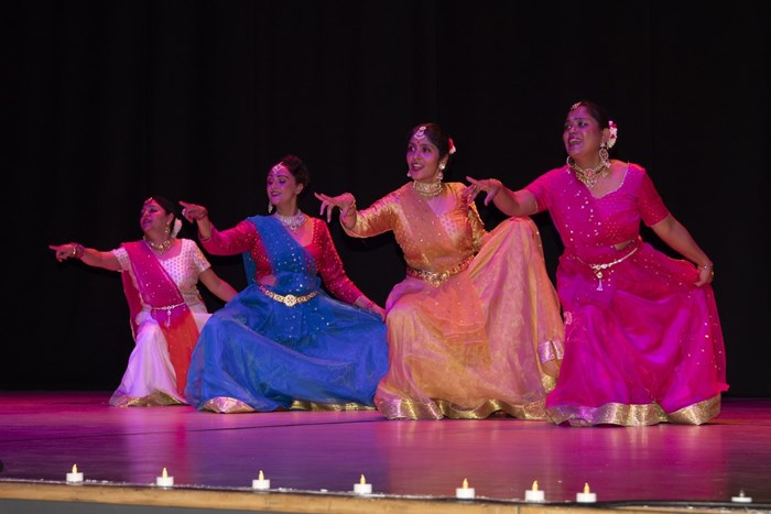 Diwali celebrations at the cultural programme at Birmingham Town Hall