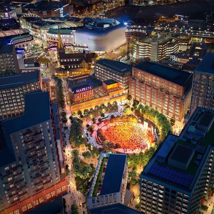 A CGI of the Smithfield scheme