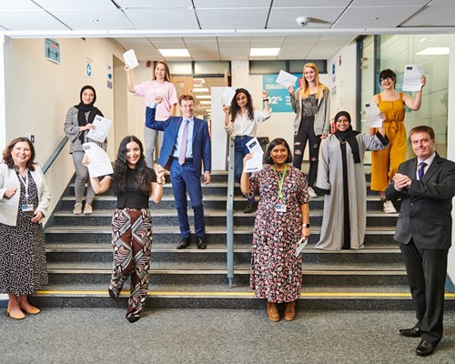 Cadbury College Sixth Form celebrates A-level success with the Mayor