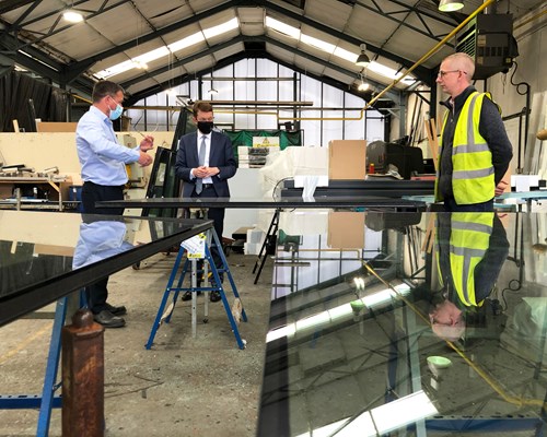 Mayor visits factory to highlight the importance of mental health