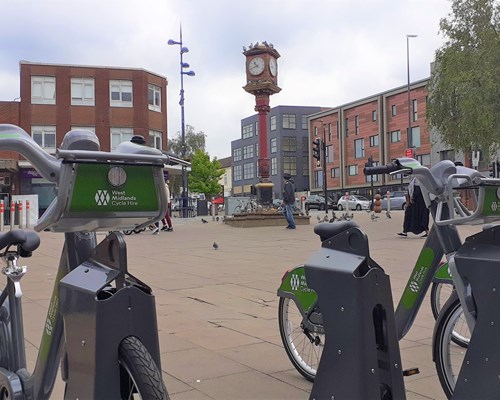 West Midlands Cycle Hire arrives on the streets of Sandwell