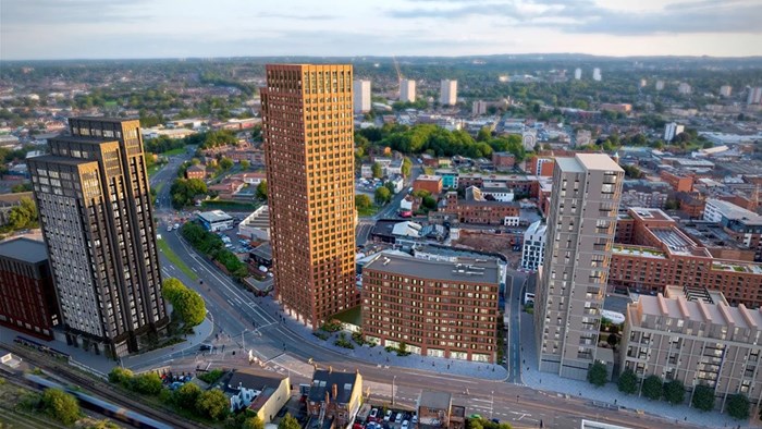 A CGI of how the scheme would look