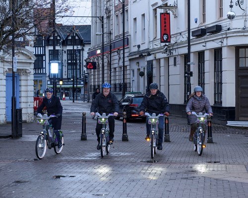 Cycling now even easier following launch of eBikes for hire across the region