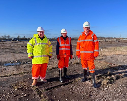 Government shown brownfield regeneration in action as transformation of derelict copper works begins