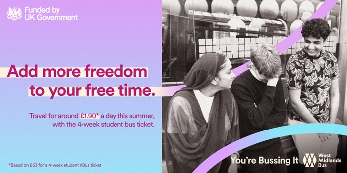 Artwork for the bussing it campaign