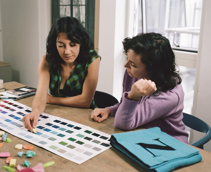 Cassie and Isabel Holland, co-founders and managing directors of HADES, photographed by Daniella Maiorano.