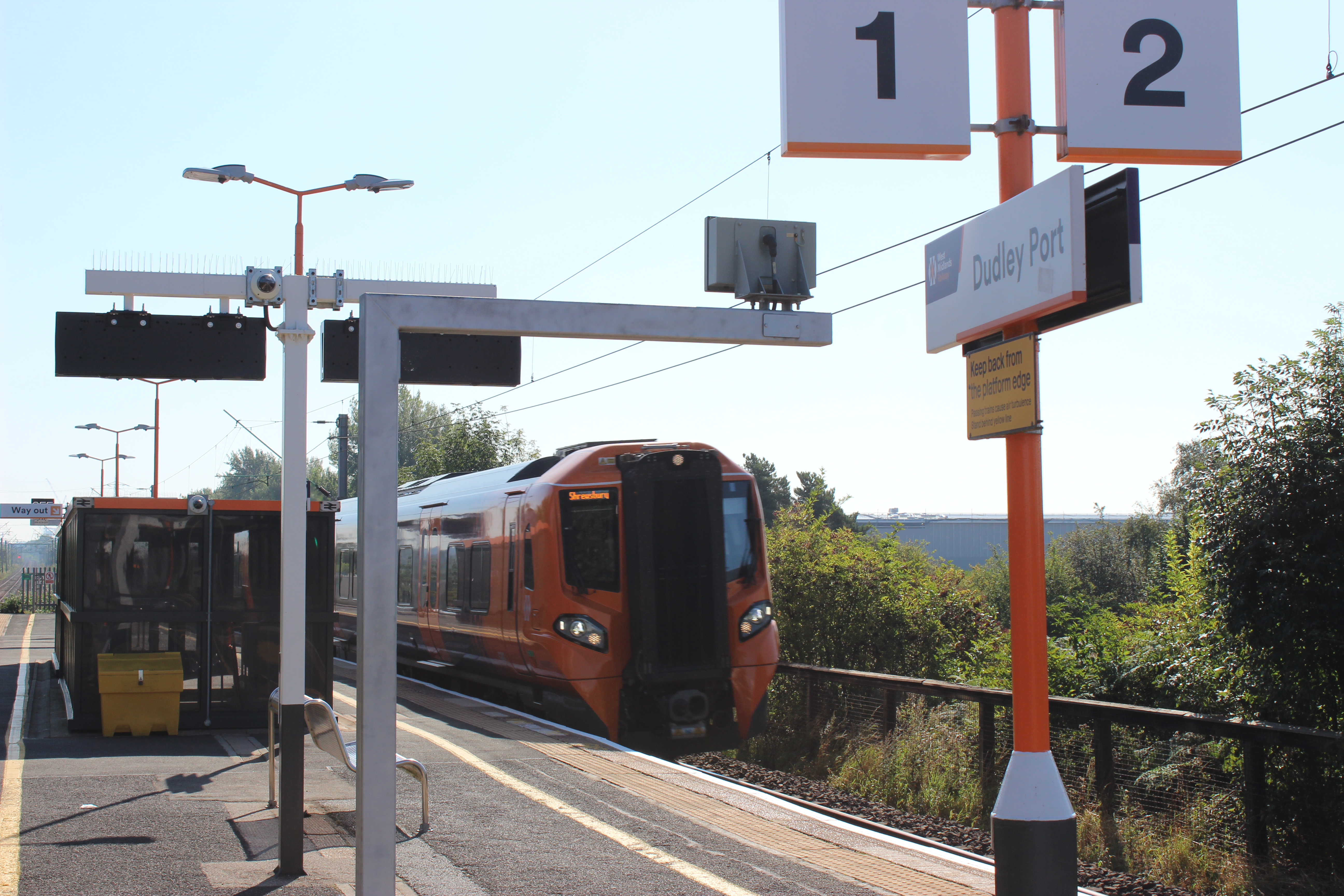 Dudley Port Railway Station platform