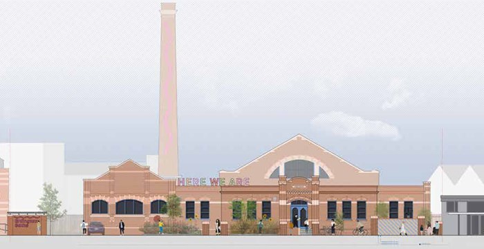 CGI of what the new Erdington Baths may look like.