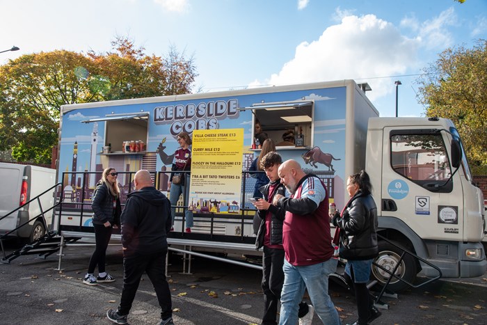 Kerbside Cobs at Aston Villa Football Club