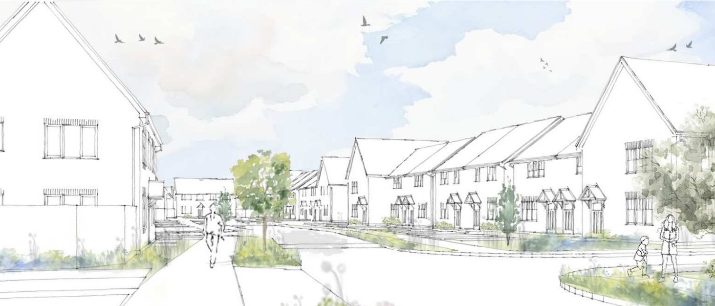 Artists impression of Simon Digby development