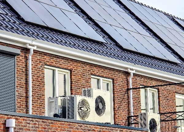 A Solar Panels On A Building AI Generated Content May Be Incorrect