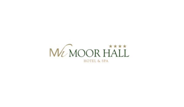 The logo for Moor Hall Hotel and Spa