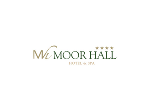 The logo for Moor Hall Hotel and Spa