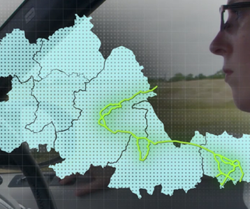 A map showing the route of the autonomous vehicle testbed. Not yet finalised.