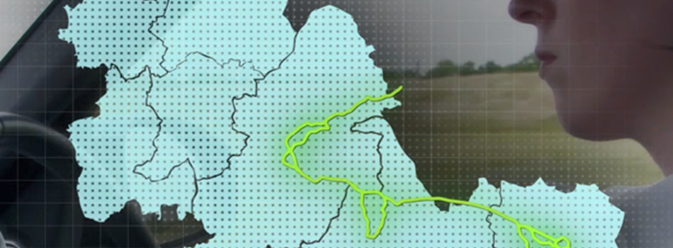 A map showing the route of the autonomous vehicle testbed. Not yet finalised.