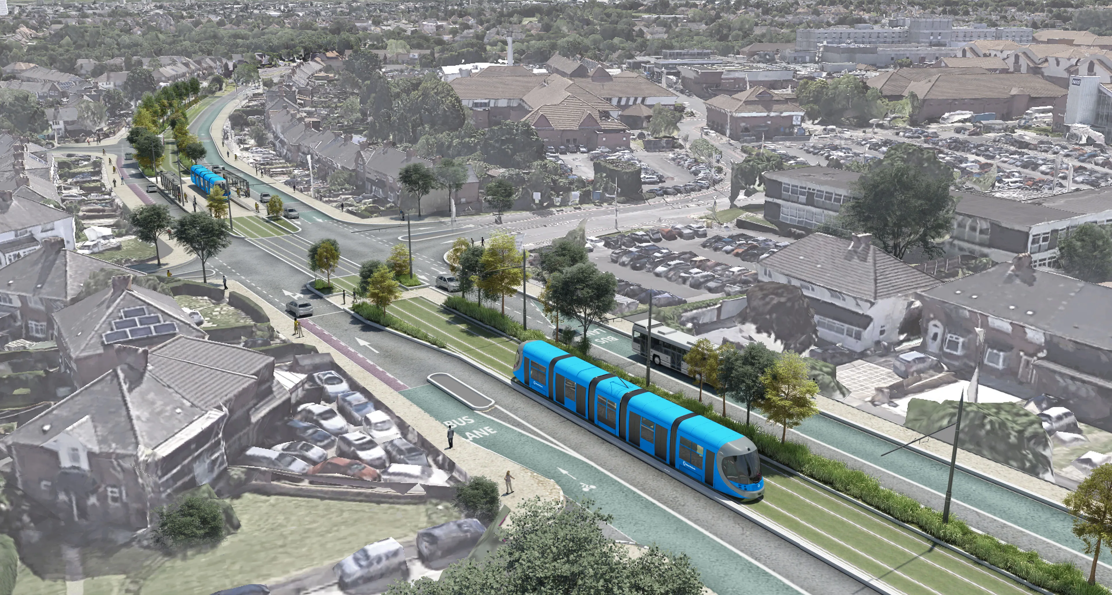Phase 1: East Birmingham to North Solihull tram extension