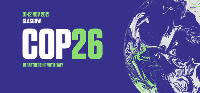 Graphic for COP 26 Glasgow 1-12 November