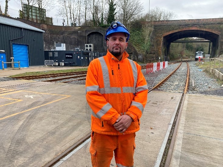 Zahid Stevens, at the Black Country Innovation Manufacturing Organisation (BCIMO) training site