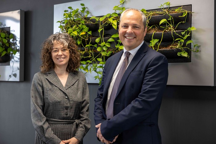 Claire Nye and Ed Cox
