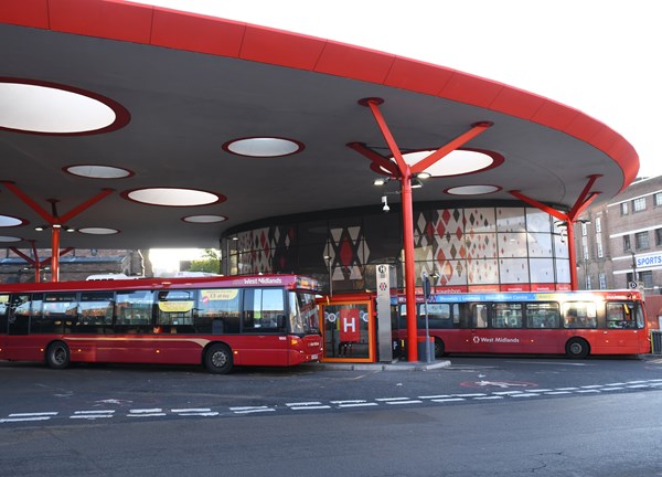 Walsall St Pauls Bus Station Digital