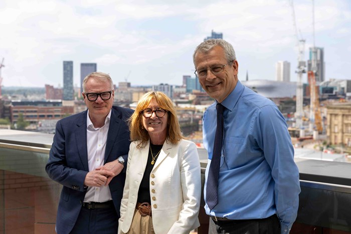(left to right): Mayor Richard Parker, Dame Bernadette Kelly, BEMDC chair, and Cllr Roger Harmer, leader of Birmingham City Council