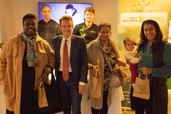 Andy Street, Mayor of the West Midlands and chair of the West Midlands Combined Authority, recently handed out tree saplings at the MAC Birmingham.