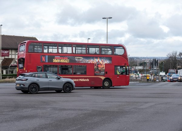 Bus At A Junction (1)