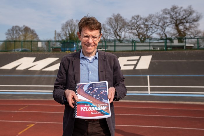 Andy Street, Mayor of the West Midlands and WMCA chair, during a visit to Manor Abbey Stadium in Halesowen in 2021.