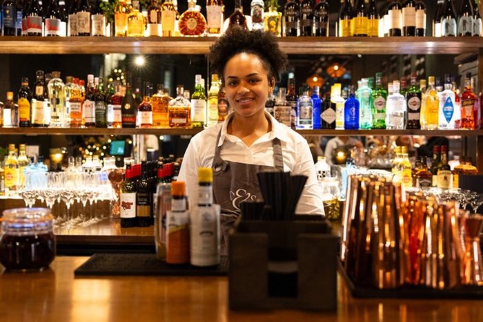 Tiah Shepherd, who is ‘Front of House’ at Cow & Sow