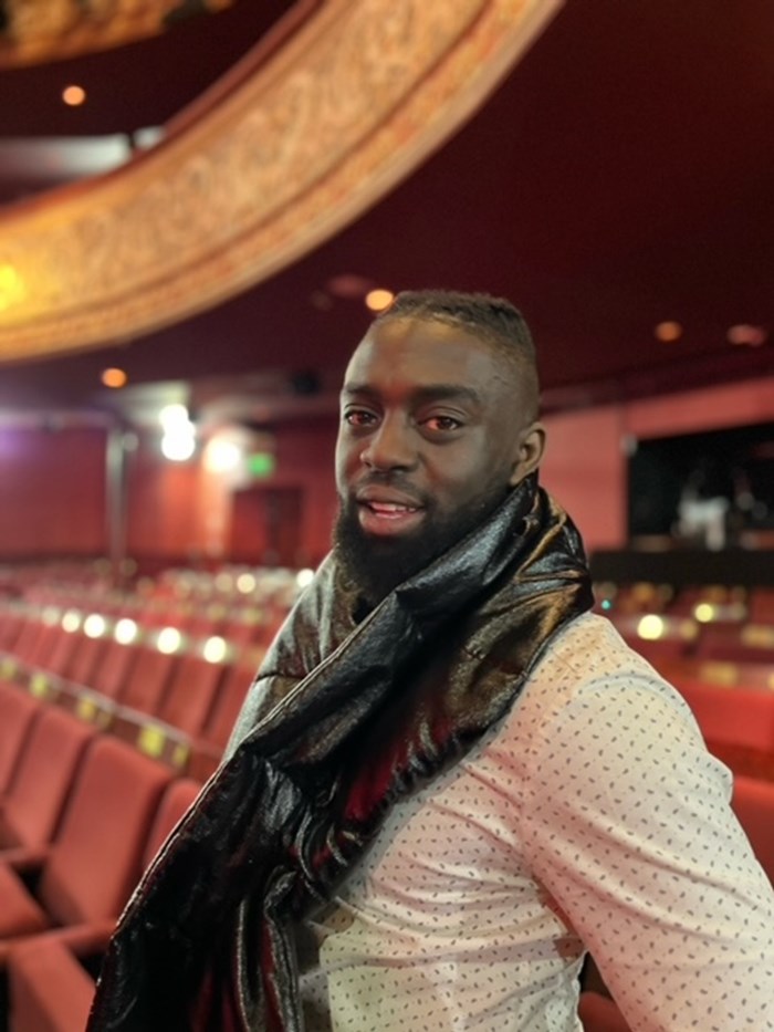 Andre Reid, a theatre technician bootcamper