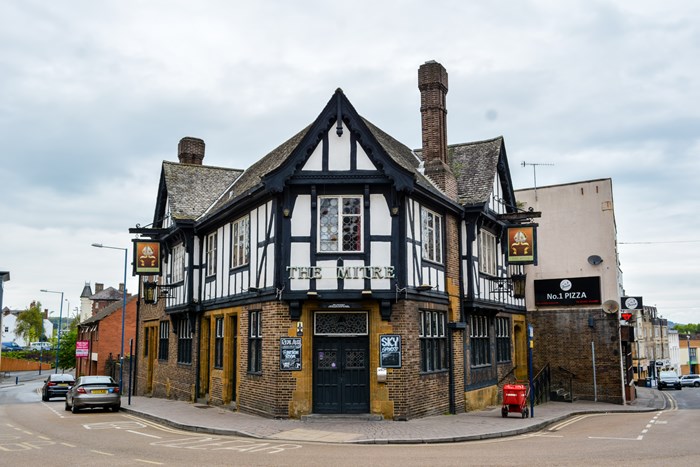 The Mitre, in Stourbridge.