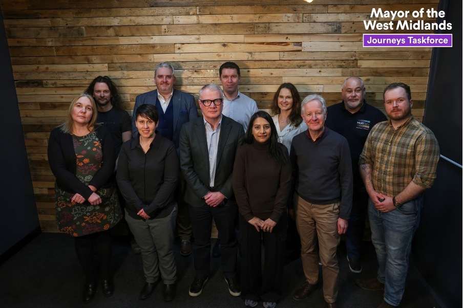 Richard Parker, Mayor of the West Midlands with the Journeys Taskforce