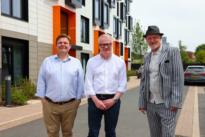 From left: Cllr John Cotton, leader of Birmingham City Council, Richard Parker, Mayor of the West Midlands and Tom Bloxham, founder and chairman of Urban Splash