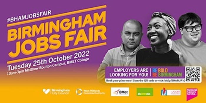 Birmingham Jobs Fair 2022 information