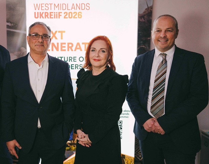 L-R Neil Rami, chief executive, West Midlands Growth Company; Julie Nugent, chief executive, Coventry City Council; and Ed Cox, chief executive, West Midlands Combined Authority (WMCA) will be leading the West Midlands delegation at UKREiiF 2026