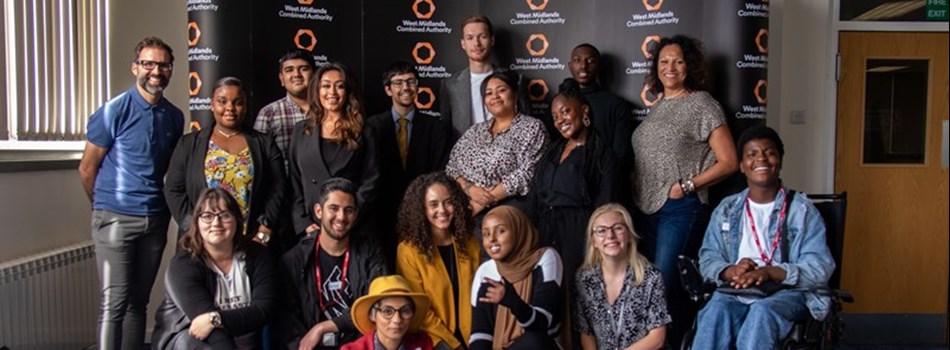 A group of young people from the young combined authority