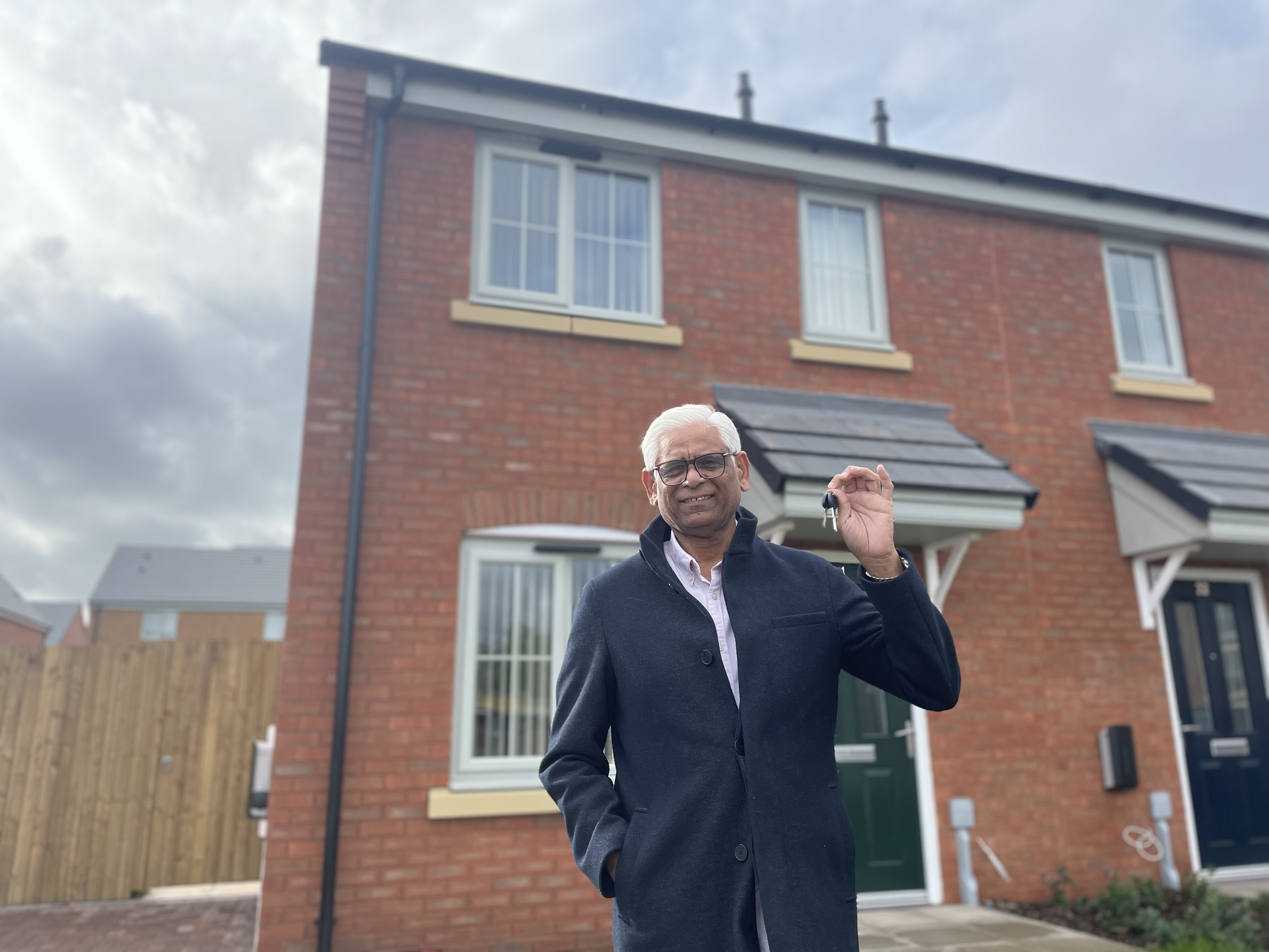 Mukarram Jahanzaib who lives in a shared ownership home on the Lockside estate.