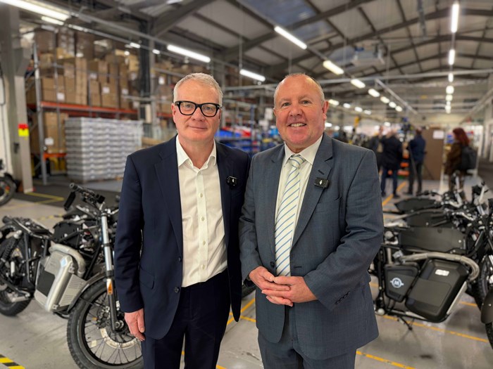 Mayor Richard Parker (left) with Coun Jim O’Boyle, Coventry City Council's cabinet member for jobs, regeneration and climate change