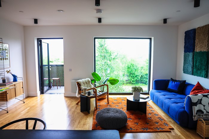 Inside one of the new apartments at Mansion House